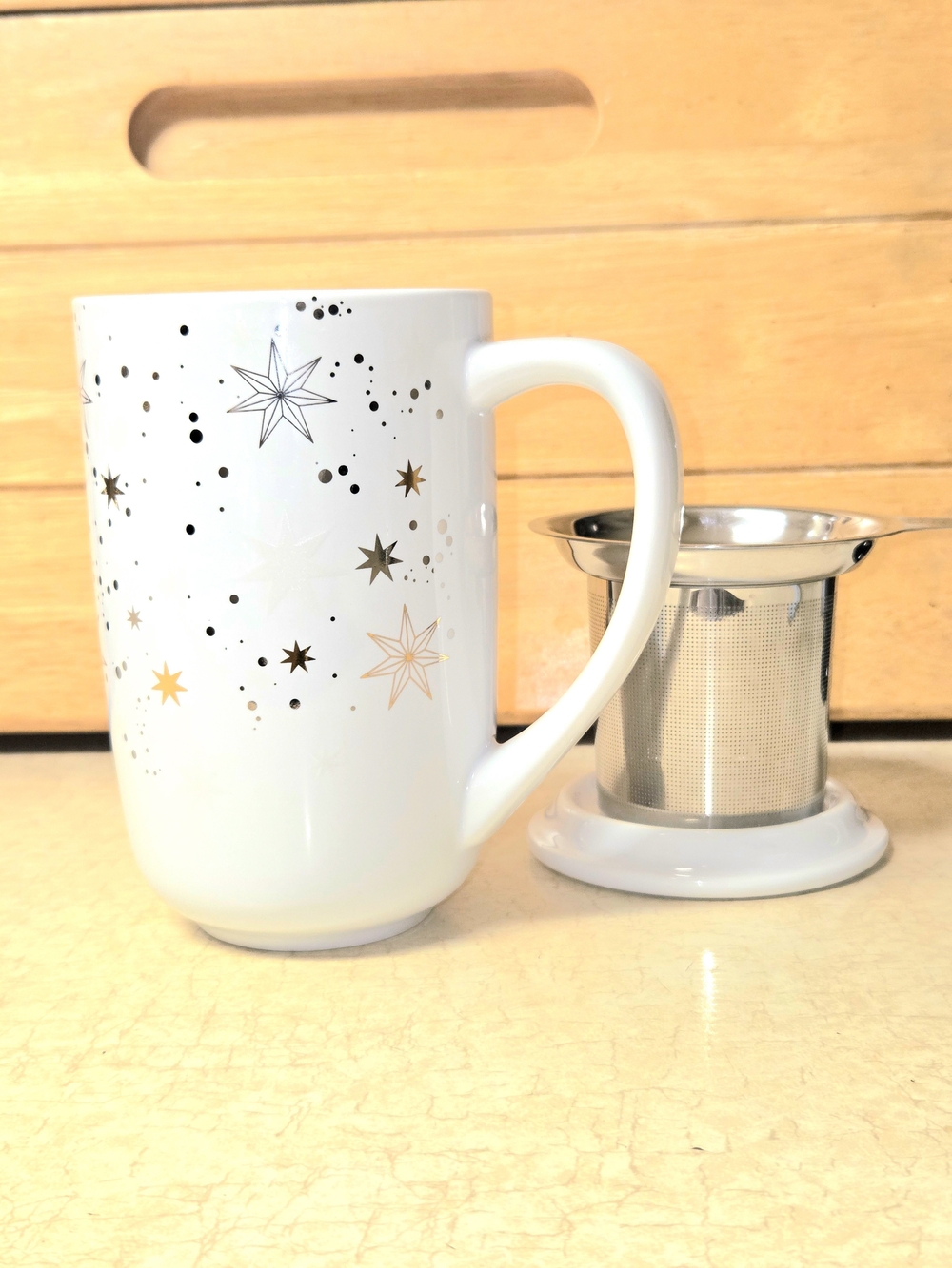DAVIDsTEA Glow in the Dark Stars All Around Nordic Mug 3pc Set